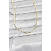 CM 14K Gold Renk Gemici Zincir Model 60 cm Kadın Kolye