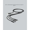 Çoklu USB Şarj Kablosu – 1,2m Hızlı Şarj, 3A Güçlü Akım