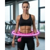 Evde Spor İçin Akıllı Hula Hoop Çemberi Bel İnceltici Mor