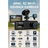 Full HD 3 Kameralı Araç Kamerası Ön İç Arka Kayıt ve Gece Görüşlü G Sensörlü Geniş Açılı
