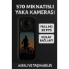 Full HD Mini Yaka Kamerası, 30 FPS Kayıt ve Mıknatıslı Tasarım ile Pratik Kullanım