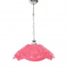 Fuşya Akrilik Avize Soft Pembe Modern Aydınlatma 35x35x12 cm