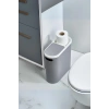 Gri Kapaklı WC Kağıtlıklı Çöp Kovası & Ofis Çöp Kovası 10 Lt