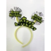 Happy Birthday Neon Renk Doğum Günü Tacı - 12 Adet