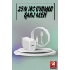 Hızlı Şarj Güç Adaptörü Şarj Aleti İOS Uyumlu 15/Pro/Pro Max