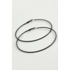 İnce Boru Metal Halka Küpe 8-9-10 cm