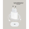 iPhone ve iPad Uyumlu 20W Güvenli USB-C Hızlı Şarj Adaptörü