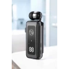 Kablolu Makaralı Bluetooth Kulaklık Uzun Pil Ömrü Dijital Göstergeli