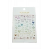 Kalp Yazılı Tattoo Dövme Sticker