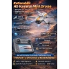 Katlanabilir HD Kameralı Ekranlı Drone ile Havadan Görüntü Alın, Çarpışma Önleme Özellikli