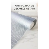 Kaydırmaz PVC Raf Örtüsü 45x300 cm Şeffaf Dolap İçi Koruyucu Kaplama