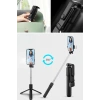 Kendiliğinden Led Işıklı Kumandalı Uzayabilen Selfie Çubuğu,masa Üstü Tripod