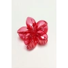 Kırmızı Lotus Toka 6 cm (Kartsız)