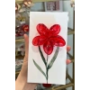 Kırmızı Lotus Toka 8 cm (Kartsız)