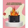 Kumandalı Alev Görünümlü LED Hava Nemlendirici Buhar Makinesi