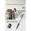 Led Işıklı Selfie Çubuğu Bluetooth Kumandalı Kablosuz Tripot Selfie Monopod Selfie Stick (Pembe)