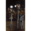 Led Işıklı Selfie Çubuğu Bluetooth Kumandalı Kablosuz Tripot Selfie Monopod Selfie Stick SİYAH