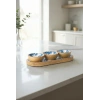 Mango Agacı Standlı Üçlü Kase Seti & Sunum Ve Servis Seti Desenli