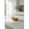 Mango Agacı Sunum Servis Kasesi & Dekoratif Kase 20 Cm Krem