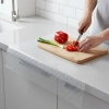 Mutfak Dolap İçi Kaydırmaz Şeffaf Raflık Örtüsü 45x300 cm Pvc Koruyucu