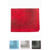 Oval Desenli Keten Bandana 50*50