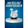 Oyuncu Kulaklığı Mikrofonlu Gürültü Engelleme Gecikme Önleyici Bluetooth Kulaklık