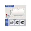 Premium Katlanır Oto Ön Arka Cam Güneşliği Metalize Isı Yalıtımlı Çantalı 150x70cm