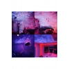 Projektör Özellikli Bluetooth Hoparlör ve RGB LED Işıklı Gece Lambası, Siyah Renk