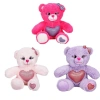 Renkli Sevimli Peluş Ayıcık 26 cm -1 Adet Stokta Olan Gönderilir