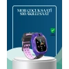 S10 Mor Çocuk Takip Saati Elektronik Bariyer ve Sesli Mesaj Destekli