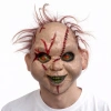 Saçlı Chucky Korku Maskesi – Gerçekçi Dikişli ve Detaylı Maske