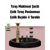 Şarjlı Titanyum Bıçaklı Saç Kesme Makinesi