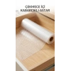 Şeffaf Kaydırmaz Dolap İçi Raflık Koruyucu Çekmece Örtüsü 45x300 cm PVC Eva