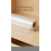 Şeffaf PVC Kaydırmaz Raflık Dolap İçi Çekmece Örtüsü 45x300 cm Koruyucu