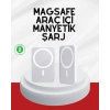 Şık Tasarımlı MagSafe Araç Telefon Tutucu Type-C Girişli