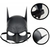 Siyah Renk Çocuk Boy Arkadan Lastikli Batman Maskesi A Kalite  20x14 cm
