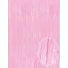 Soft Pembe Püsküllü Kapı Perdesi - Parti, Baby Shower, Cinsiyet Partisi 1x2 m