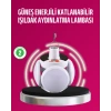 Solar ve USB Şarjlı Su Geçirmez Katlanabilir LED Lamba