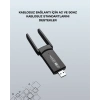 Tak-Çalıştır Özellikli Çift Bant WiFi Adaptör – 1200 Mbps