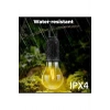 Taşınabilir Şarjlı Led Ampül Outdoor Kamp Bahçe Lambası 10W Askılı Kırılmaz Led Işık