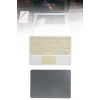 Touchpad Tüm Cihazlara Uyumlu Bluetooth Klavye Touchpad Slim Kablosuz Wifi Q Klavye