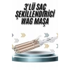 Wag Maşa Profesyonel Saç Şekillendirici İyon Özellikli Isı Kademeli