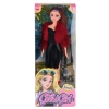 WG-115521  Ceketli Çizmeli Renkli Saçlı Bebek 29 cm -Eco Lounge