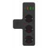 Yumurcak Shop Termal Akım Korumalı 3 Adet Soket,3 Adet USB ve 1 Adet Type-C Girişli 20w Priz Model 3397