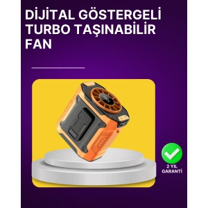 100 Kademeli Hız Ayarlı Taşınabilir Bel ve Boyun Fanı