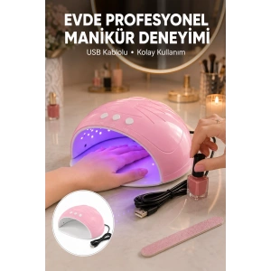 45W Güçlü Ultraviyole Işıklı Oje Kurutucu Cihaz Yeni Nesil