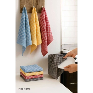 6lı Mutfak Kurulama Bezi 45x65 cm Pötikare Desen