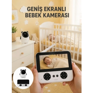 720P HD Gece Görüşlü Kablosuz Bebek Kamerası İki Yönlü Sesli Yeni Nesil