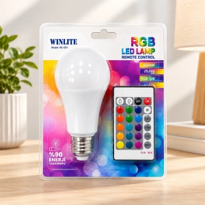 9 W Kumandalı RGB LED Ampul