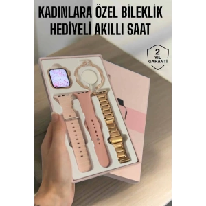 Akıllı Saat Adımsayar, Nabız Takibi ve GPS Destekli Kadınlara Özel